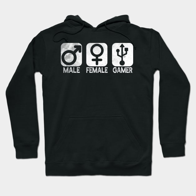 Gamer Shirt Symbol Hoodie by Dailygrind